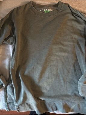 Koton Women’s Olive Crewneck Sweatshirt